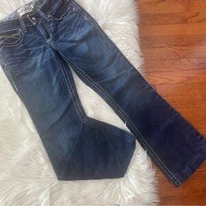 Ariat Medium Wash Bootcut Jeans Size 28 Hemmed